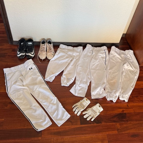 Baseball Lot! Cleats, gloves, pants and short style. - Picture 1 of 16